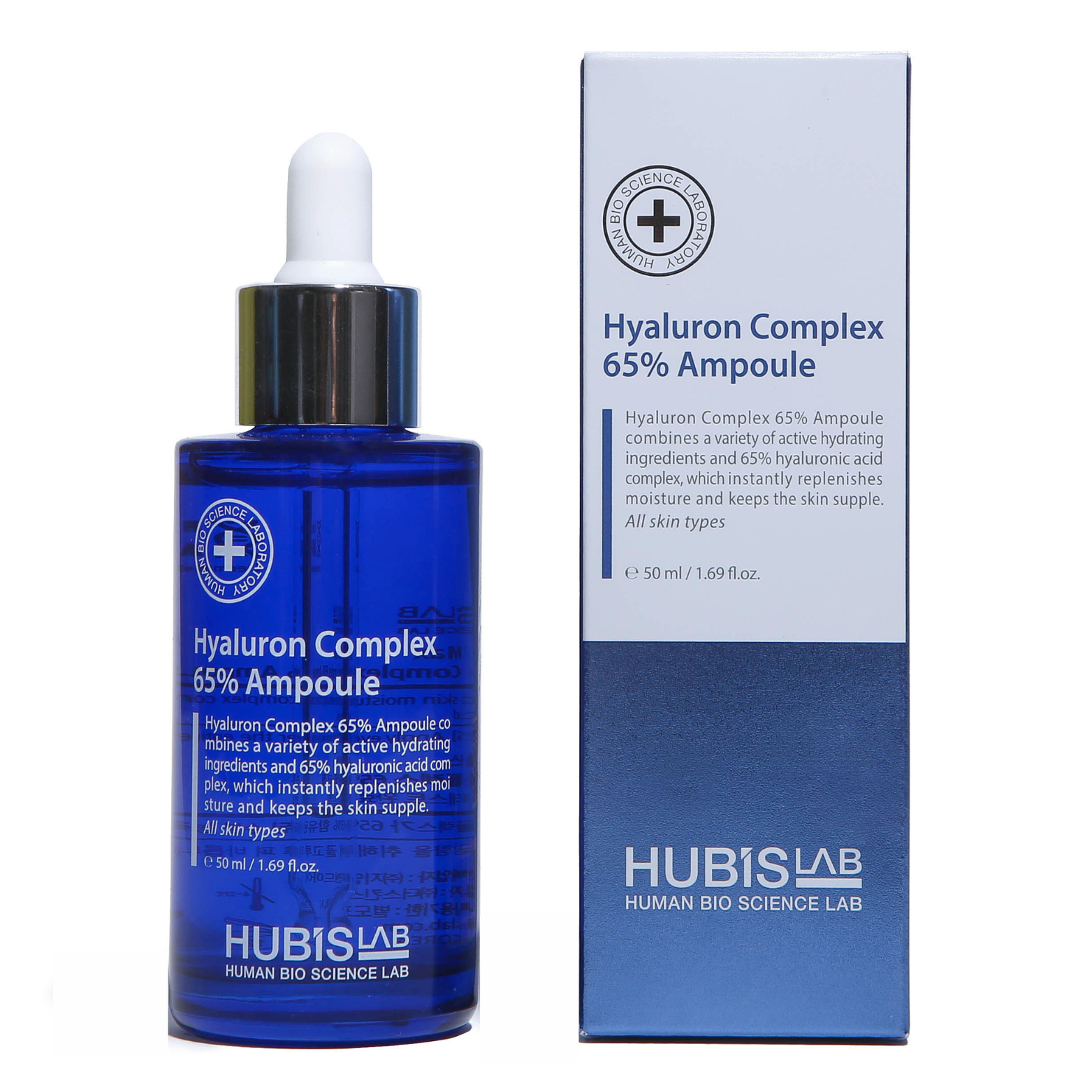 hubislab-65-hialurono-rugsties-ampule-50-ml HUBISLAB AMPULĖ SU 65% HIALURONO RŪGŠTIES KOMPLEKSU, 50 ML