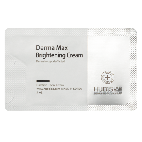 HUBISLAB DERMA MAX ŠVIESINAMASIS VEIDO KREMAS, 2 ML