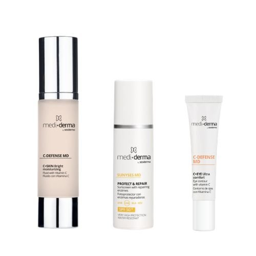 MEDIDERMA GLOW & PROTECT ODOS PRIEŽIŪROS RINKINYS