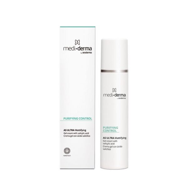 MEDIDERMA HOMECARE AS ULTRA SEBUMĄ REGULIUOJANTIS GELINIS VEIDO KREMAS, 50 ML