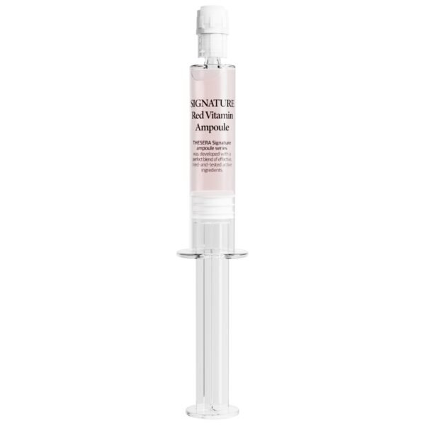 THESERA SIGNATURE RED VITAMIN ŠVIESINANTI IR SKAISTINANTI EGZOSOMŲ AMPULĖ, 1x4 ML