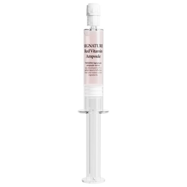 THESERA SIGNATURE RED VITAMIN ŠVIESINANČIOS IR SKAISTINANČIOS EGZOSOMŲ AMPULĖS, 20x4 ML