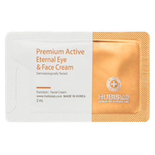 HUBISLAB PREMIUM ACTIVE PAAKIŲ IR VEIDO KREMAS, 2 ML