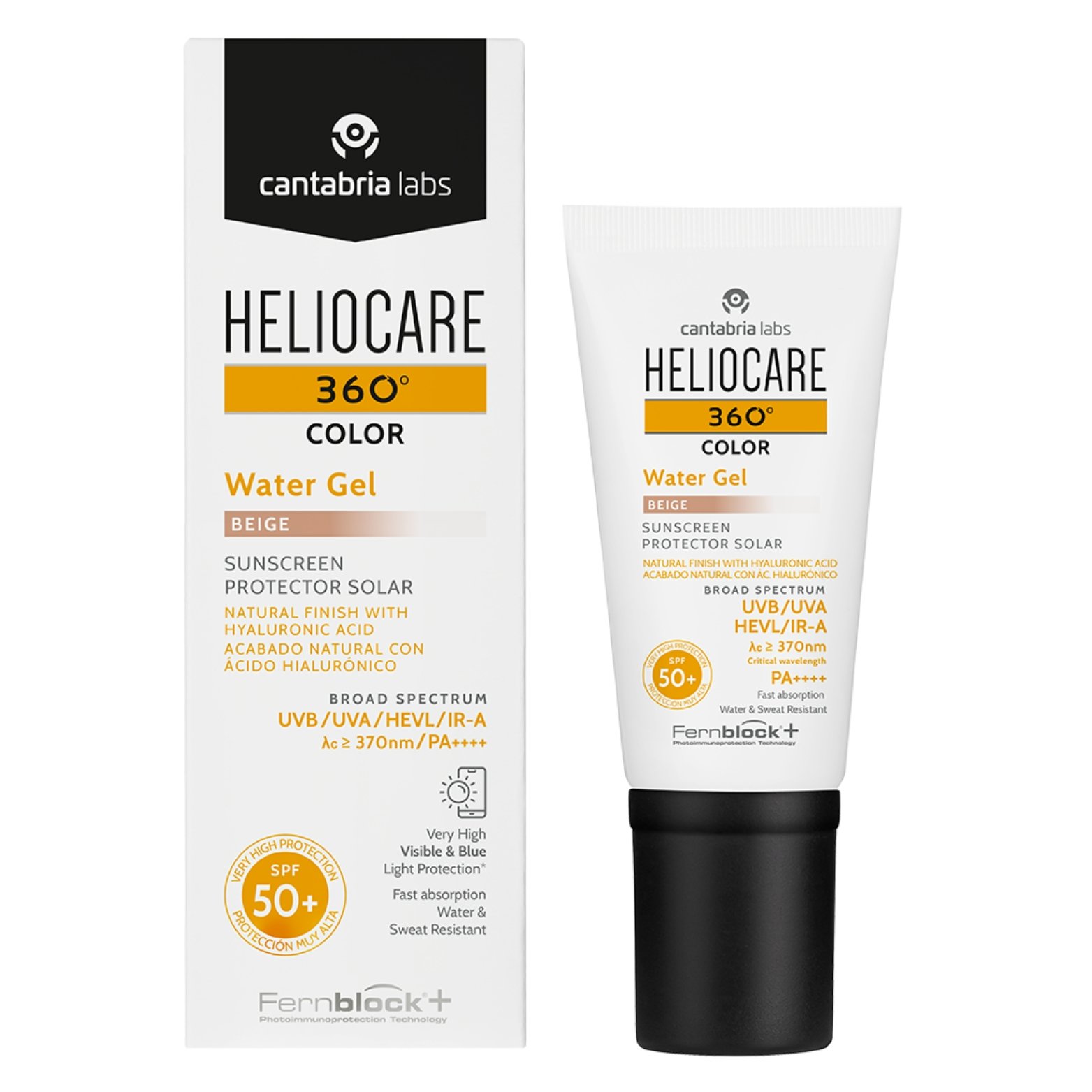 xr:d:DAFATkAzBDA:4725,j:4506272979405710413,t:24031314 HELIOCARE 360 WATER GELIS SPF50+ (Beige), 50 ML